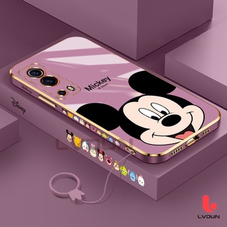 cartoon Mickey เคส Vivo Y72 5G Y52 5G Y76 5G Y30 Y50 Y21 Y21T Y33S Y33T T1X Y15 Y12 Y17 Y15S Y01 Y31 Y20 Y12S Y12A Y20S Y19 Y91C Y1S MQ1