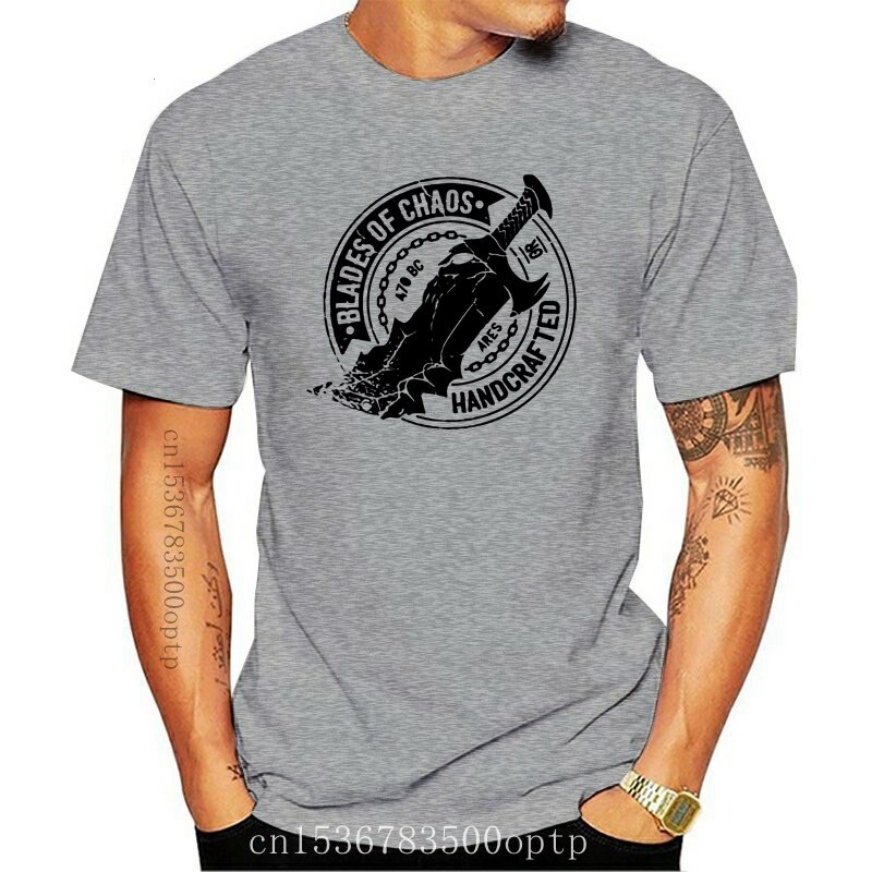 เสื้อยืด Blades of Chaos Kratos Sparta God Of War เสื้อและชายเสื้อ Tees