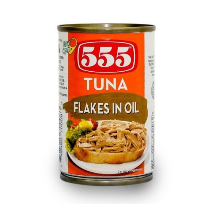 555 Tuna Flakes in Oil Easy Open 155g
