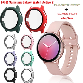 เคสนาฬิกา ชนิด PC พร้อมฟิล์ม 40 มม. 44 มม. สำหรับ Samsung Watch Galaxy Watch Active 2