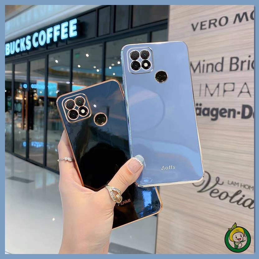 เคส OPPO A79 5G A15 A15S soft case A15 case electroplate A15 case A15S เคสโทรศัพท์เคลือบด้วยไฟฟ้า