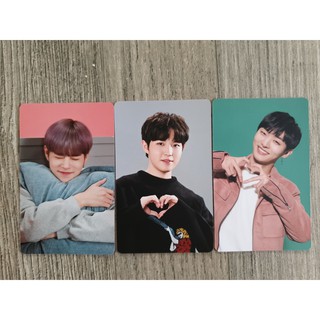 โฟโต้การ์ด อีแดฮวี คิมแจฮวาน ยูนจีซอง WANNA ONE PREMIERE FANCON Photo Card AB6IX Lee Daehwi Kim Jaehwan Yoon Jisung