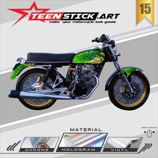 Striping CB 100- ใหม่ล่าสุด HONDA CB 100 HOLOGRAM Variation STRIPING TN 015