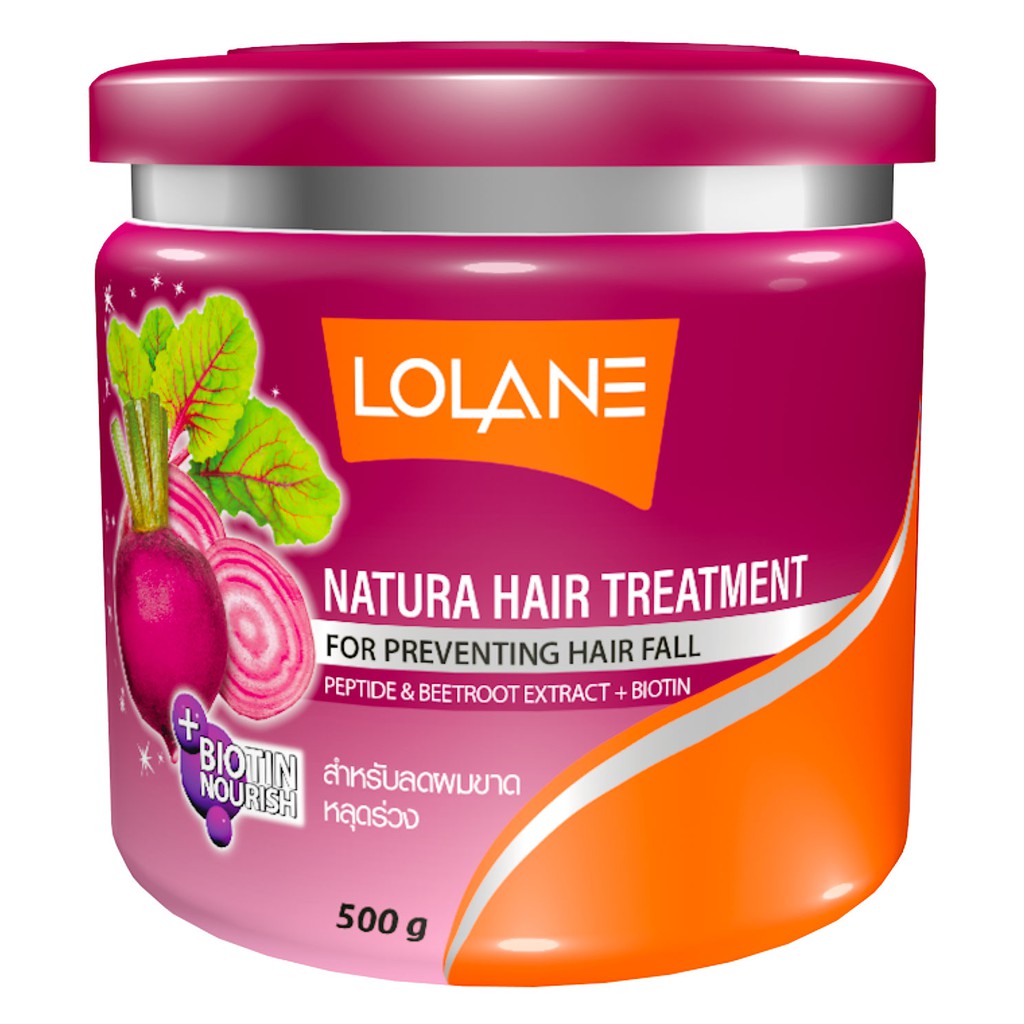 Lolane Natura Hair Treatment Beetroot Extract โลแลน ครีมหมักผม  สีชมพูบานเย็น | Shopee Thailand