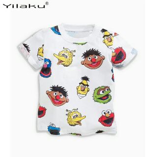 Summer Children T Shirt 2017 New Brand Baby Boy Girl Cartoon Tops Kid Toddler Short Sleeve T-shirts Unisex Kids Clothing