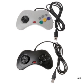 iwo  USB Classic Gamepad Controller Wired Game Controller Joypad for Sega Saturn PC