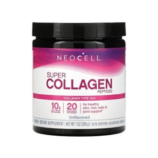 คอลลาเจนชนิดผง Neocell Super Collagen Peptides + Type 1&amp;3 Powder ชนิดผง 200g