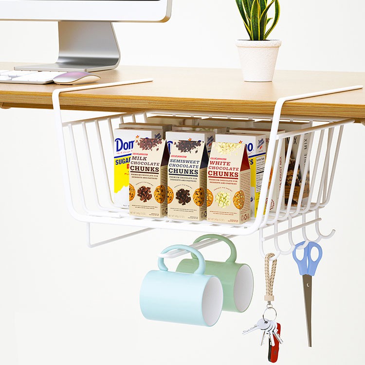 Jujiajia ตู้ ประหยัดพื้นที่ แขวนตู้เสื้อผ้า ชั้นเก็บของ ตะกร้า พร้อมตะขอ ชั้นเก็บของ