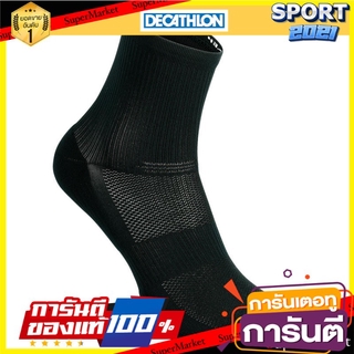 ถุงเท้าสีดำรุ่น COMFORT MID แพ็คละ 2 คู่ Black socks model COMFORT MID pack of 2 pairs.