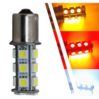 1หลอด BA15S 1156 18SMD Red Yellow