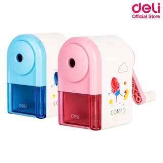 Deli 0641S Pencil sharpenner เครื่องเหลาดินสอแฟนซี สีสันสดใส  เครื่องเหลาดินสอ ที่เหลาดินสอ กบ กบเหลา