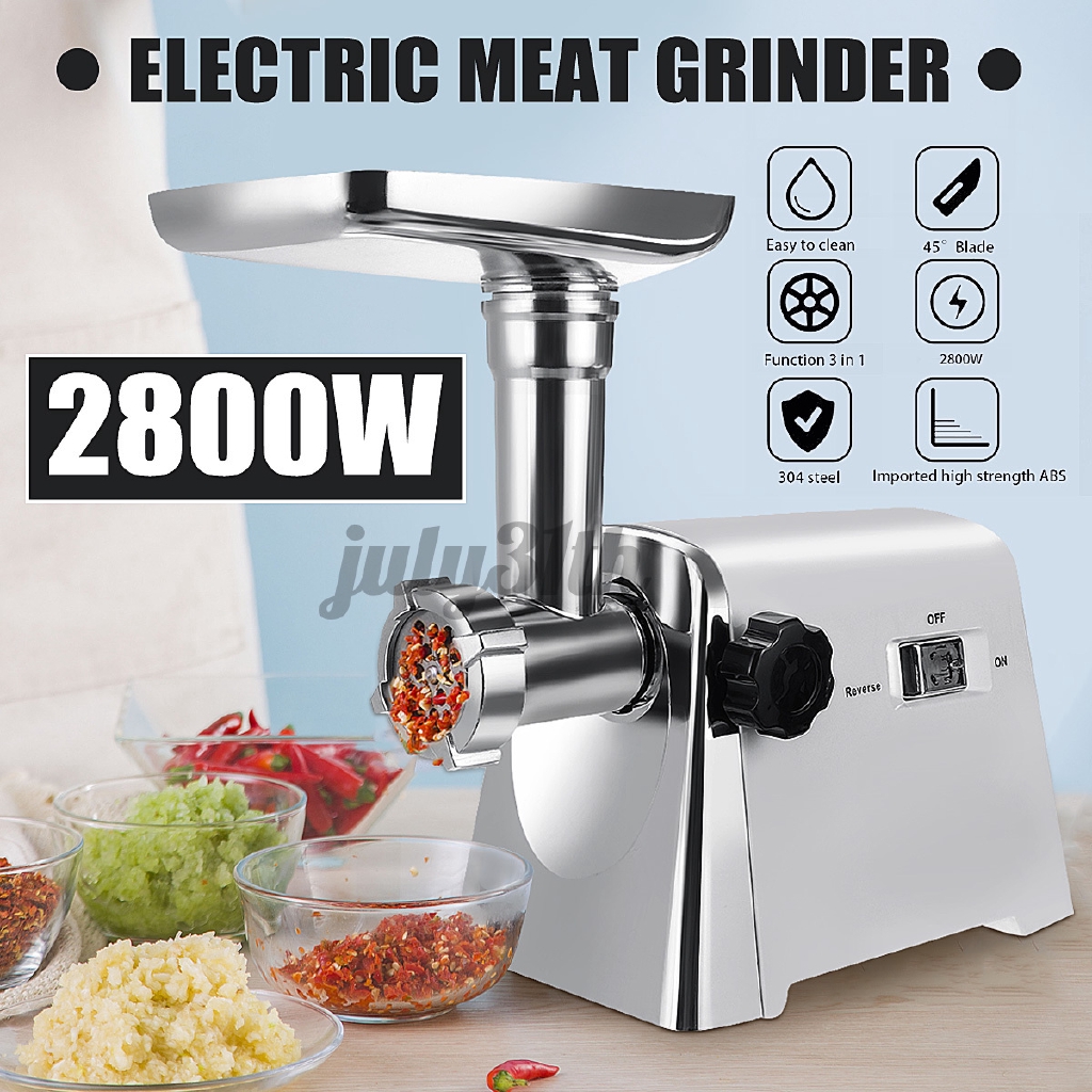 【Good Quality】2800W Electric Meat Grinder Sausage Stuffer Maker