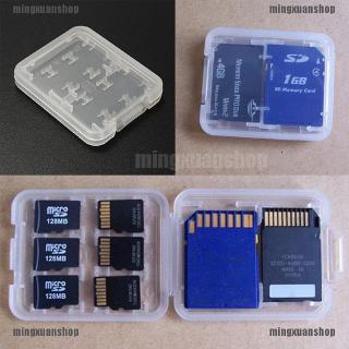 กล่องเก็บการ์ดหน่วยความจํา Micro SD TF SDHC MSPD 8 ช่อง