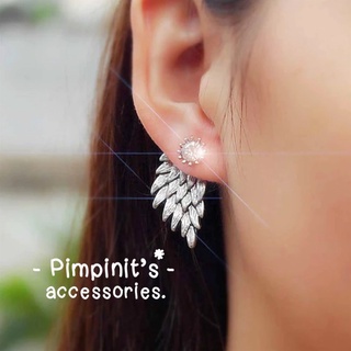 🇹🇭 พร้อมส่ง : 🕊 ต่างหูปีกนก | Bird Wing Stud Earring.