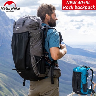 Naturehike NH20BB113 กระเป๋า สําหรับเดินป่า 45L Rock 40L+5L Hiking Backpack