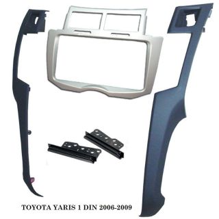 หน้ากากวิทยุตรงรุ่นTOYOTA YARISปี2008-2013สำหรับเปลี่ยนเครื่องเล่น2DIN7"- 20cm.