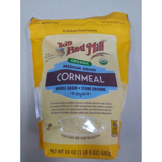 Bobs Red Mill Organic Cornmeal Medium 24oz. ราคาพิเศษ