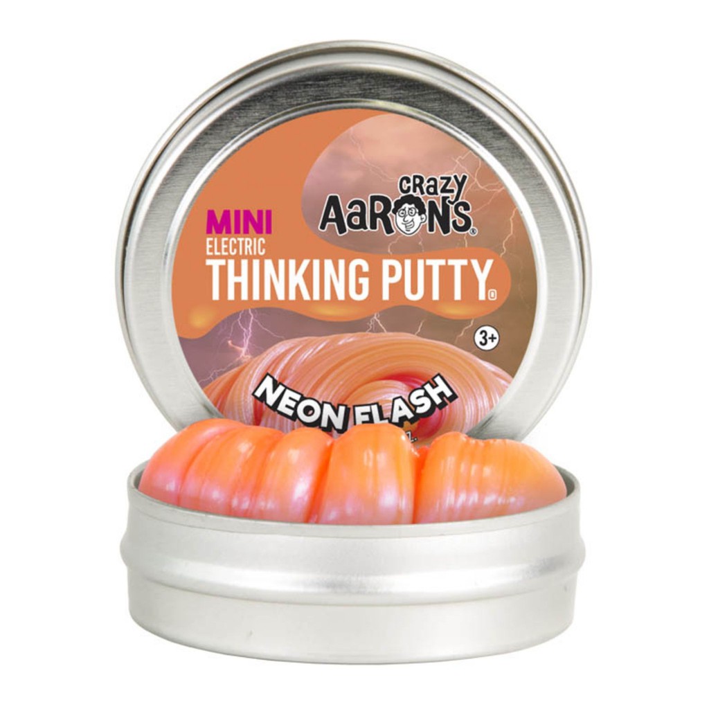Crazy Aaron 's Thinking Putty รุ่นสีนีออน Neon Flash ขนาด 2 นิ้ว