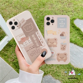 Mi 11 Lite 10 10T เคสโทรศัพท์ Tpu แบบนิ่มลายการ์ตูนหมีสไตล์วินเทจสําหรับ Xiaomi Poco X3 Nfc POCO F3 M3 Pro 5G Redmi Note10 Note10Pro Note10S Note 10Pro Max 10Pro Max Xiaomi Poco M3 Poco X3 Pro Redmi 10 9T 9A Redmi 9 9C Nfc Note9 Note8