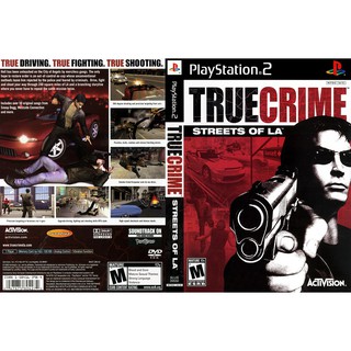 TRUE CRIME STREETS OF LA [PS2 US : DVD5 1 Disc]