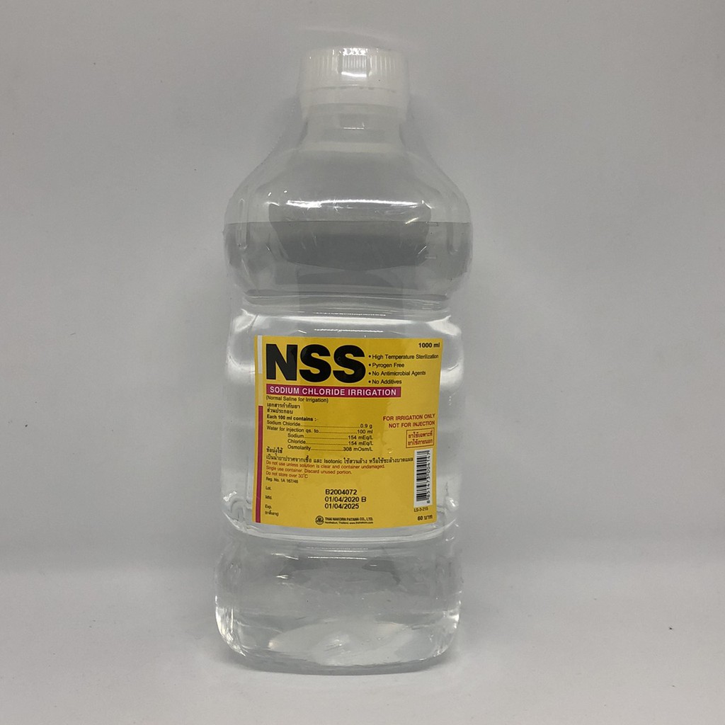 Sodium Chloride Irrigation 1000 Ml Shopee Thailand