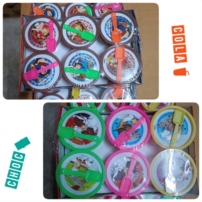 ถ้วยตักรสโคล่าและรสชอคโกแลต (12 ถ้วย)