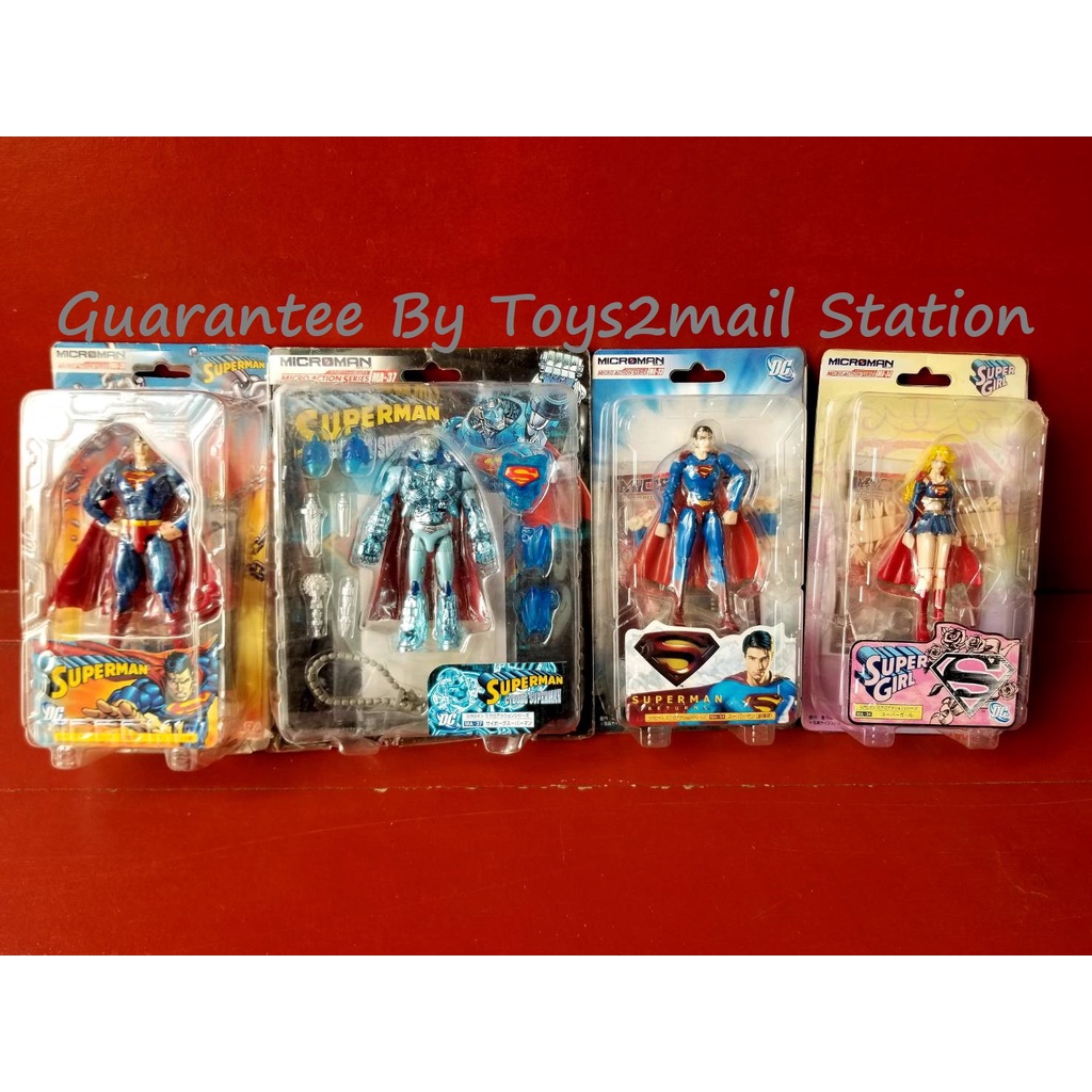 [RARE+ รบกวนอ่านรายละเอียด] TAKARA : MICROMAN MICRO ACTION SERIES : SUPERMAN SERIES ของแท้ 100%