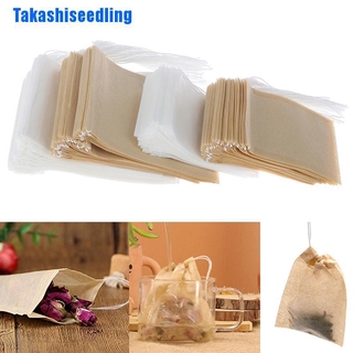 Takashiseedling ถุงกระดาษกรองชา 100 ชิ้น / ล็อต