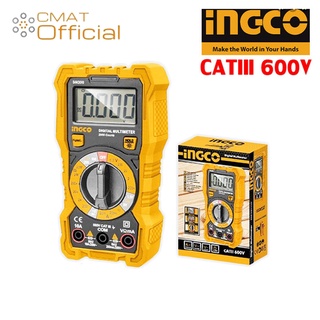 INGCO มิเตอร์วัดไฟดิจิตอล มัลติมิตเตอร์ รุ่น DM200 CATIII 600V (Digital Multimeter)