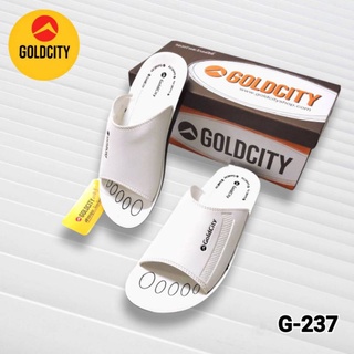 รองเท้าแตะชาย Goldcity รุ่น237 ขาวล้วน รองเท้าผู้ชาย รองเท้าแตะ