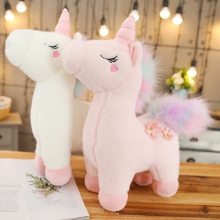 ตุ๊กตา ยูนิคอร์น ทรงยืน Unicorn ของเล่นตุ๊กตาหมอน