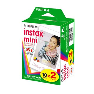 Fujifilm Instax Film Blank  ขอบขาวเเพ็คคู่