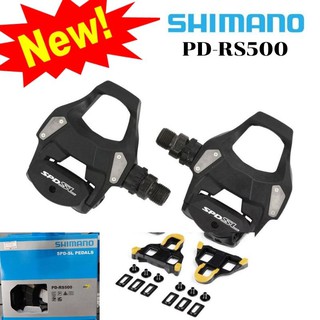 ใหม่! บันไดคลีทเสือหมอบ Tiagra Shimano PD-RS500  น้ำหนักเบาเพียง 321 กรัม / ซ้าย-ขวา  ฟรีแผ่นคลีทในกล่อง