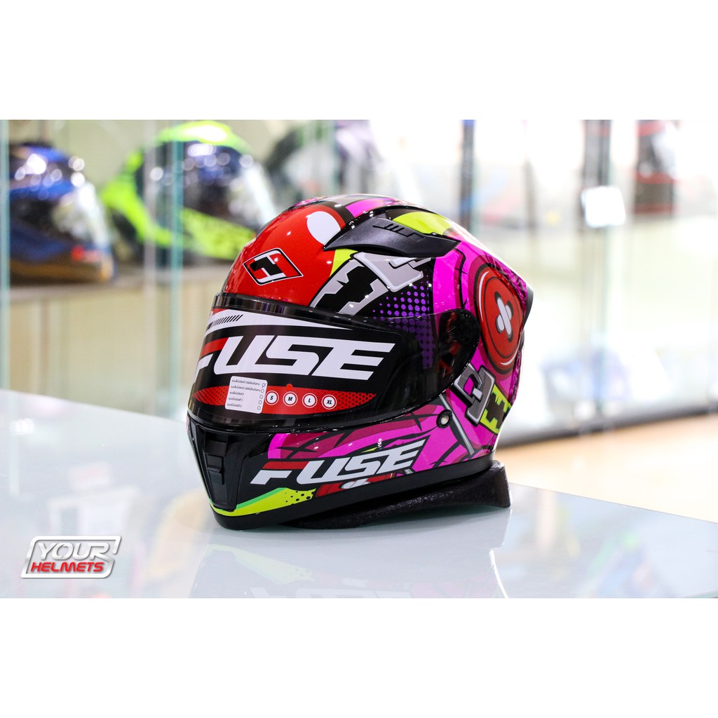 หมวกกันน็อค FUSE HELMETS RAZOR VOODOO PINK