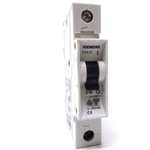 SIEMENS - 5SX21-C10 , C16 7CC - Circuit breaker. 1P 10Amp 230~400V.