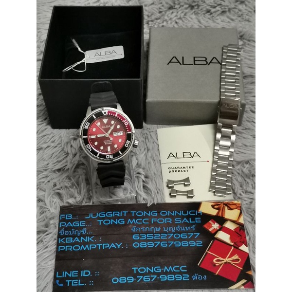 ❌❌❌ SOLD ❌❌❌ นาฬิกาผู้ชาย ALBA Y676-X042 automatic มือสองสภาพมือ1