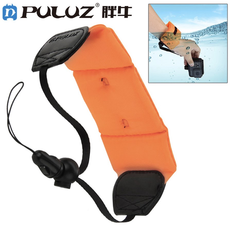 พร้อมส่ง PULUZ สายคล้องข้อมือกันน้ำ HandโฟมBlelt สำหรับ Camera