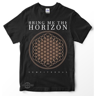 เสื้อยืดโอเวอร์ไซส์Bring ME THE HORIZON - SEMPITERNAL / bmth เสื้อยืดลําลองแขนสั้นคอกลมพิมพ์ลาย / เสื้อยืด / เสื้อยืดS-3