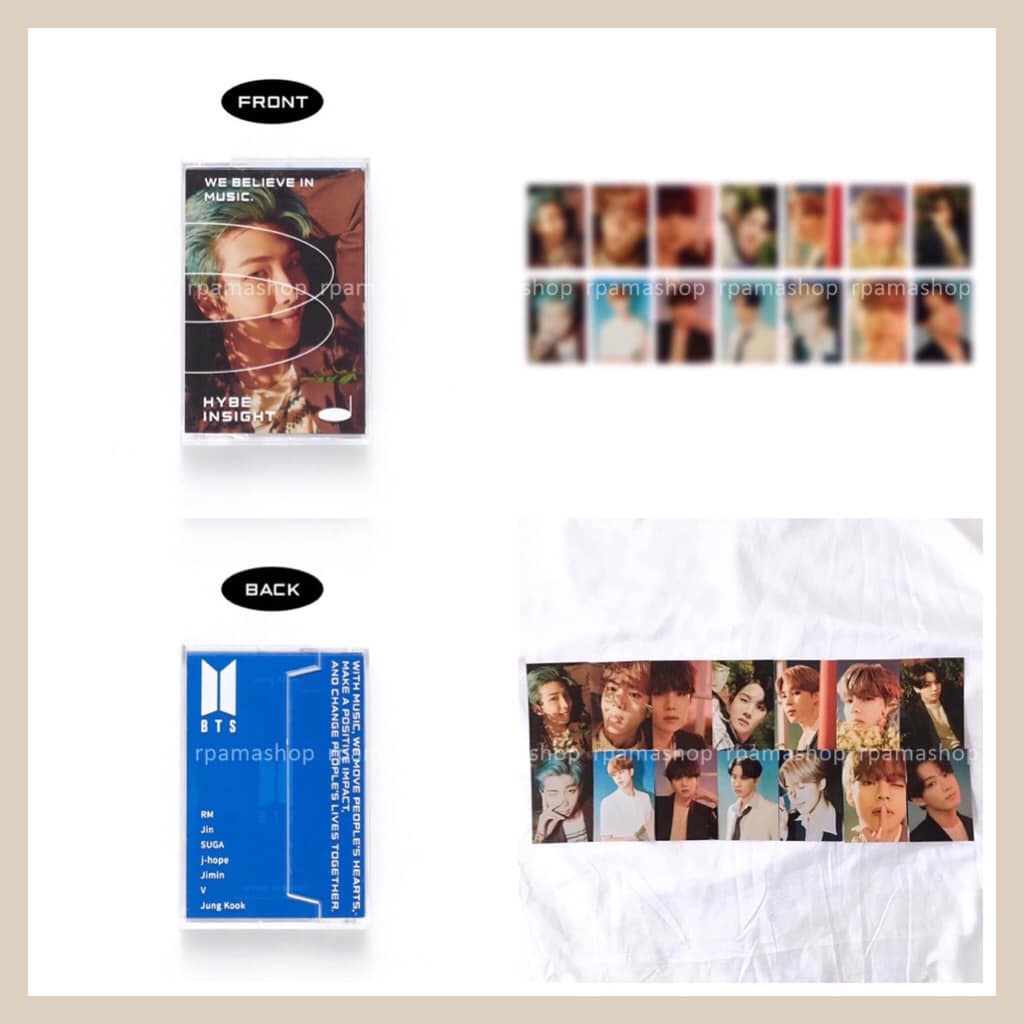 พร้อมส่ง โฟโต้การ์ด BTS : HYBE