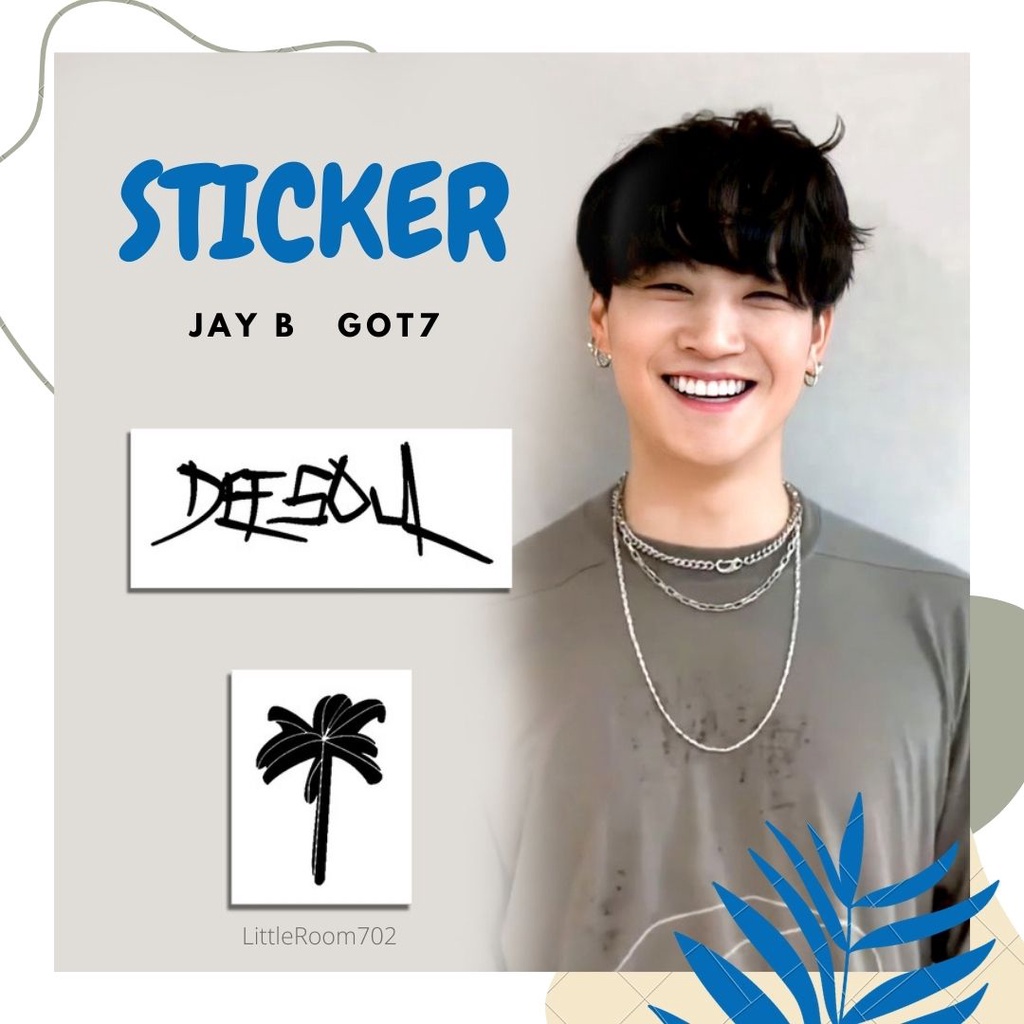 JB4 Def Soul Collection สติ๊กเกอร์ 2 ชิ้น ไดคัท Jay B เจบี jaebeom ...