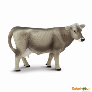 Safari Ltd. : SFR161529* โมเดลสัตว์ Brown Swiss Cow