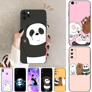 เคสโทรศัพท์มือถือแบบนิ่ม ลายแพนด้า สีดํา สําหรับ OPPO Reno 6 5G 6 Pro Plus F5 F7 F9 Pro A7X