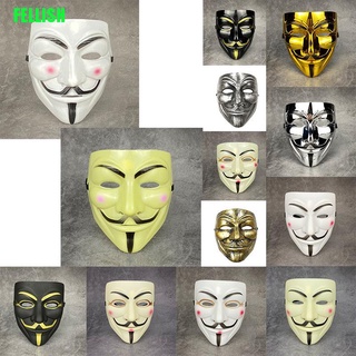 [FEL] หน้ากาก Vendetta Hacker Mask Anonymous ของขวัญคริสต์มาส สําหรับผู้ใหญ่ เด็ก