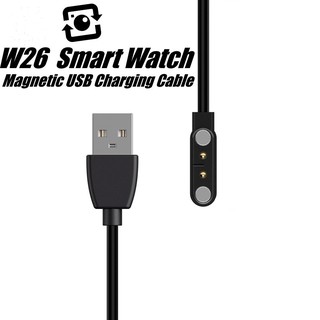 【พร้อมส่ง】สมาร์ทวอทช์ W26 w26m w26+ dt78 l18 l16 l8 l9 l11 2pin 4.5 มม. ชาร์จ USB