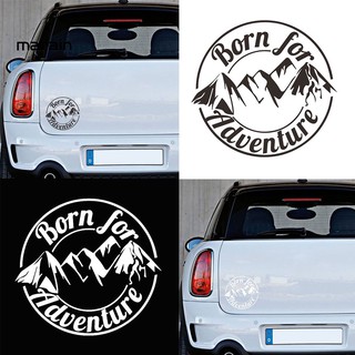 Mal🚗Mountain Born for Adventure Car Caravan Camper Truck Decals Sticker Decoration