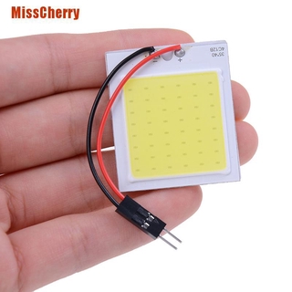 (Misscherry) ไฟ Led 48 Smd Cob Leds 3 W 12V สีขาว สําหรับติดตกแต่งภายในรถยนต์