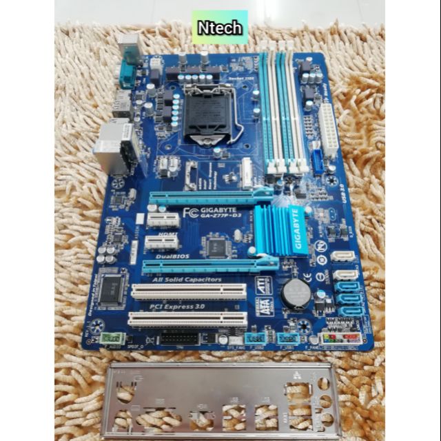 #เมนบอร์ด  socket  1155 

ยี่ห้อ gigabyte   รุ่น  GA-Z77P-D3