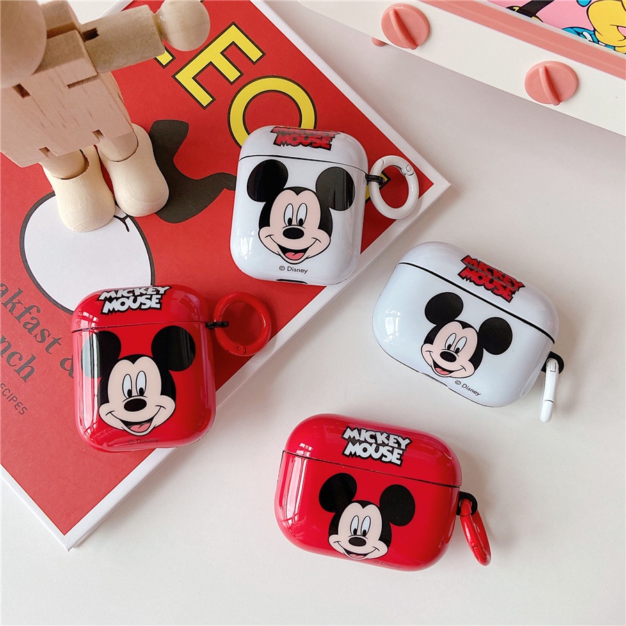เคสหูฟัง เคสแข็ง Airpods Pro2 AirPods Pro AirPods 2 Fashion Cute Cartoon มิกกี้เมาส์ Mickey Mouse Pr