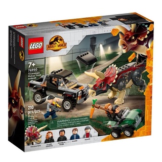 Lego Jurassic World 76950 Triceratops Dinosaur Pickup Truck Ambush