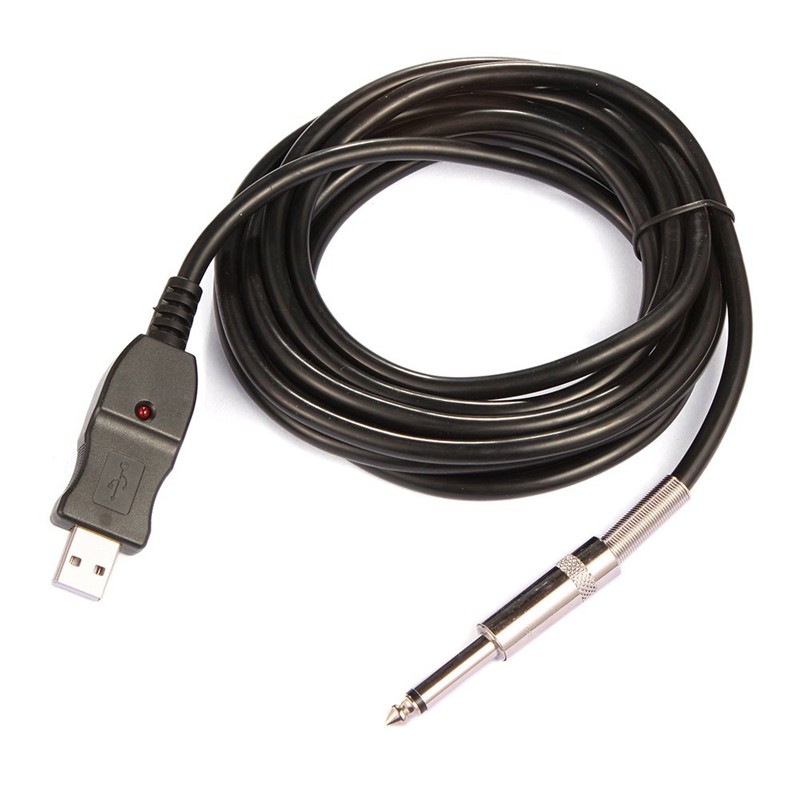 3M Guitar to PC USB Recording Cable Lead Adaptor Converter Connection